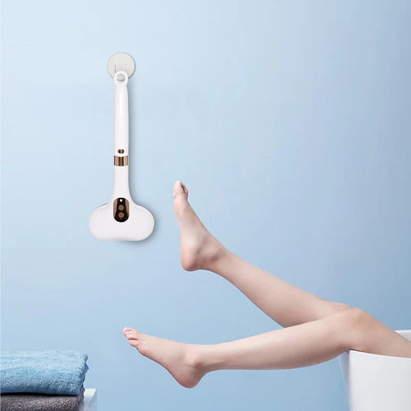 Electric Bath Brush Rotation Electric Spin Double Head Scrubber Body Bath Brush