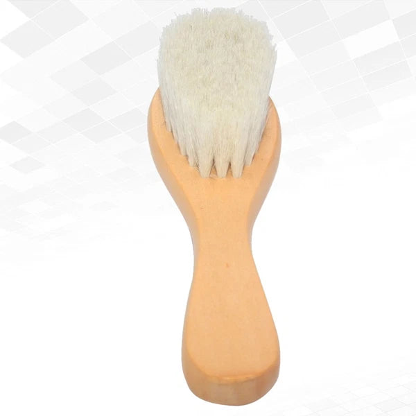 1pc Bath Brush Wooden Handle Bath Scrubber Massage Brush for Baby Kids