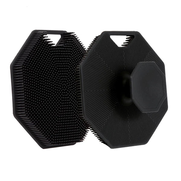 2Pack Silicone Body Scrubber Exfoliating Body Buffer with Handle for Shower