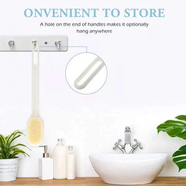 Bath Brush Miss Man Scrubbing with Handle Long Practical Bathing