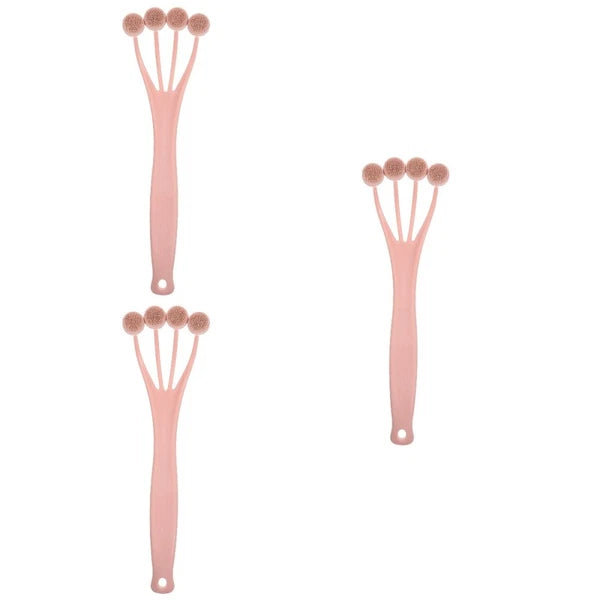 Exfoliating Bath Brush Shower Back Scrubber Long Handle Body for