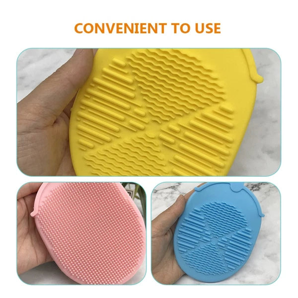 3 Pcs Bath Brush Skin Exfoliator Scrubber Silicone Body Scrubbers Back Shower