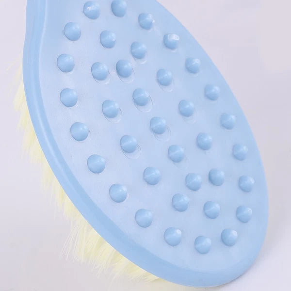 3 Pcs Bath Brushes Long Handle Shower Brushes Back Cleaning Scrubbers Set