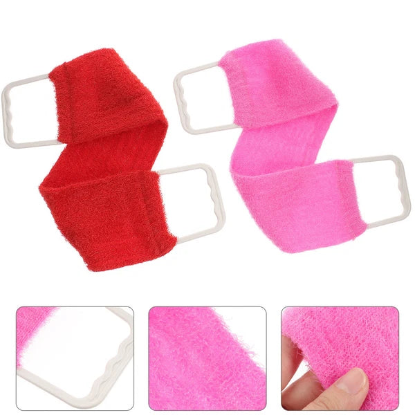 Extended Length Washer Exfoliating Towel Bath Man Miss Skincare Scrubber Belt