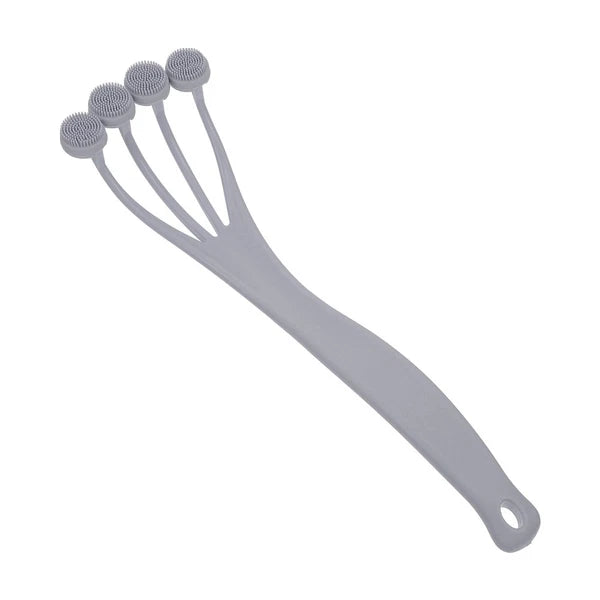 5 Count Exfoliating Bath Brush Shower Back Scrubber for Men Body