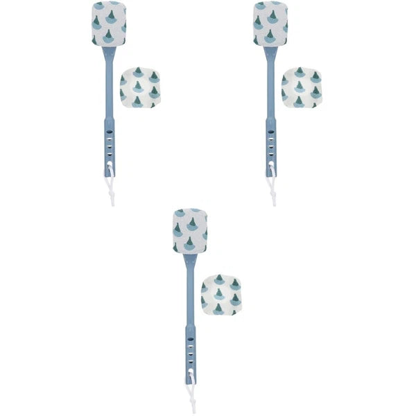 3 Pcs Scrub Bath Brush Back Scrubber for Use in Shower Body Brushes