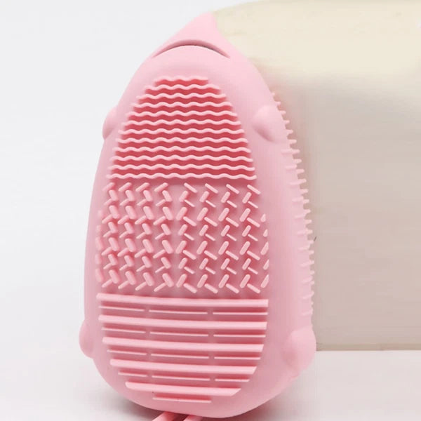 Portable Silicone Bathing Brushes Double-sided Skin Massager Brush Shower