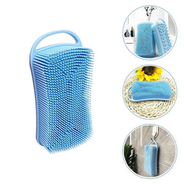 Silicone Bath Brush Baby Man Body Shower Scrubber for Nourishing