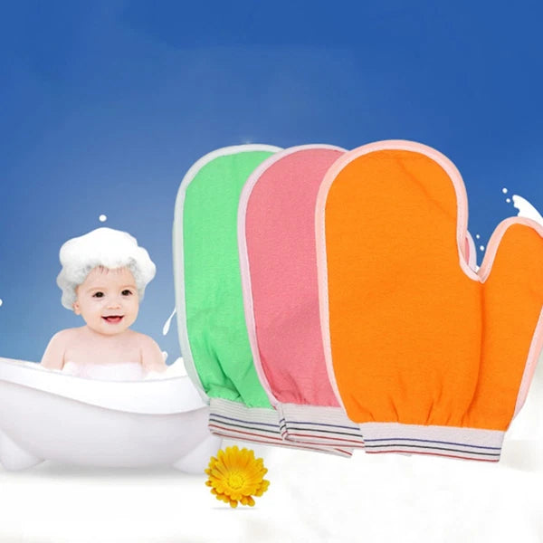 Bath Shower Sponge Scrubber Exfoliating Shower Mitts Body Cleaning Glove