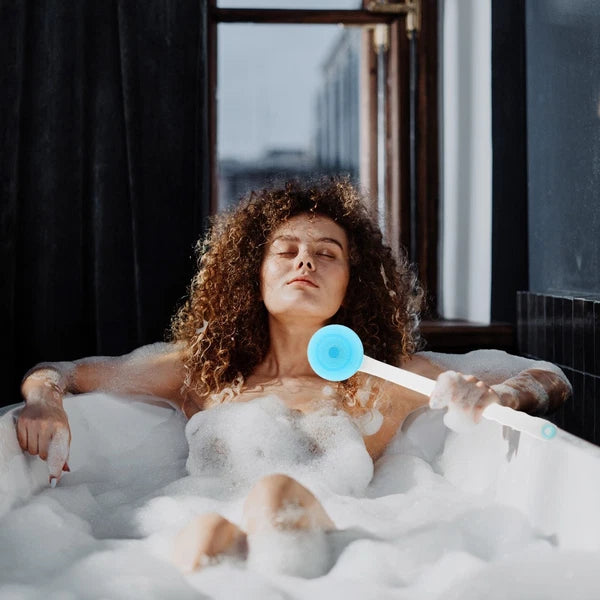 360 Degree Back Scrubbing Man Silicone Bath Shower Scrubber