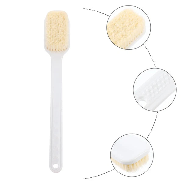 Back Scrub Brush Bath Body for Shower Bathroom Scrubber with Long Handle