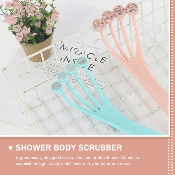 Bath Brush Soft Body Scrubber Exfoliator Man Women's Exfoliating Shower Brushes