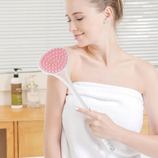 Back Scrub Brush Elder Man Shower Bath Scrubber Exfoliating Brushes