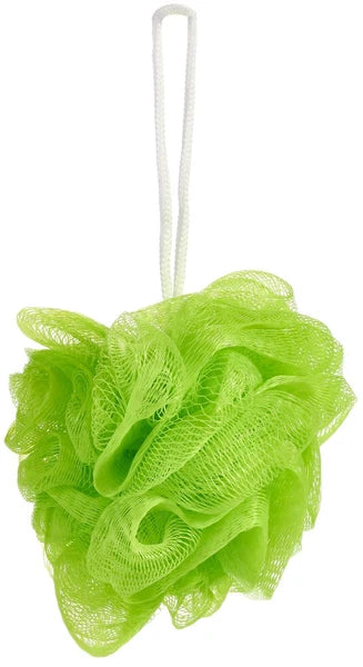 Bundle of 5 Exfoliating Sponges - Bath & Shower Puff Body Brush Scrub Mesh Ball