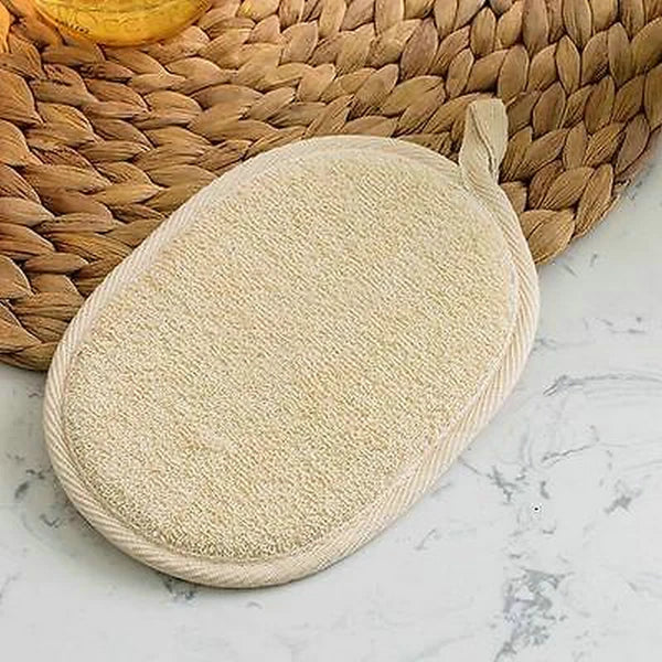 Natural Bath Pro Loofah Pad Shower Sponge Body Scrubber Exfoliating Wash Pad_EN-