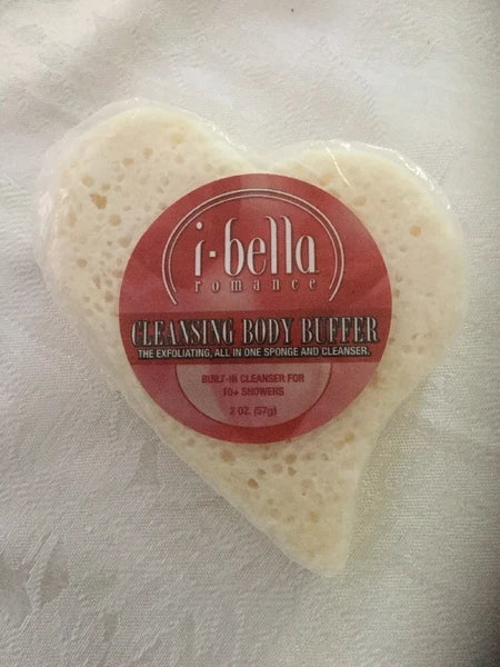 i-bella Romance All In One Sponge Cleansing Exfoliating Body Buffer Bath Shower