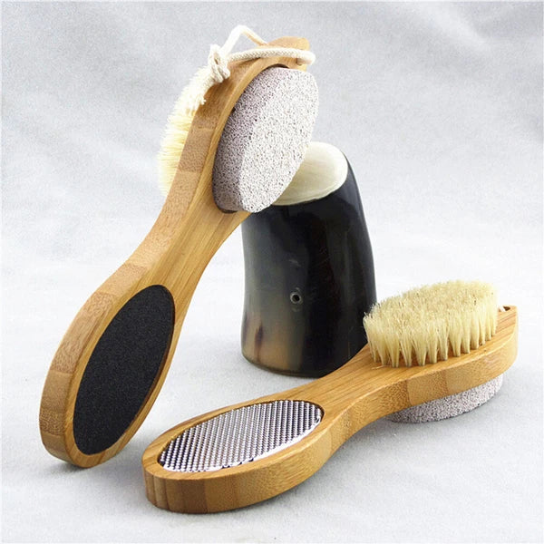 1PC Hard Skin Remover Feet Pedicure Scrubber Shower Foot Scrubber Brush