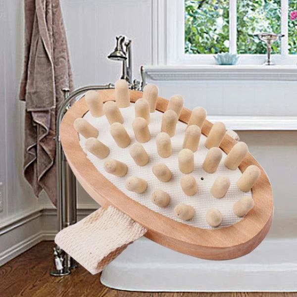 Cellulite Massage Bath Anti Cellulite Massager Body Wood Massage Bathing