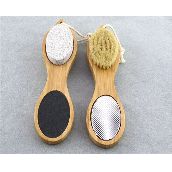 1PC Hard Skin Remover Feet Pedicure Scrubber Shower Foot Scrubber Brush
