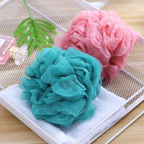 Bath Ball Bathroom Accessories Body Scrubber Exfoliator Loofah Bathtub