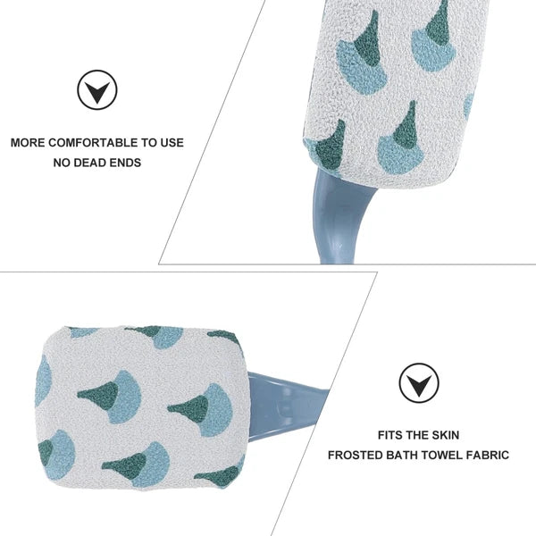 3 Pcs Scrub Bath Brush Body Brushes Back Scrubber for Use in Shower