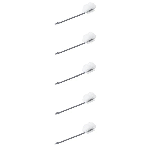 5 Count Bath Ball Brush Child Exfoliating Back Scrubber with Handles