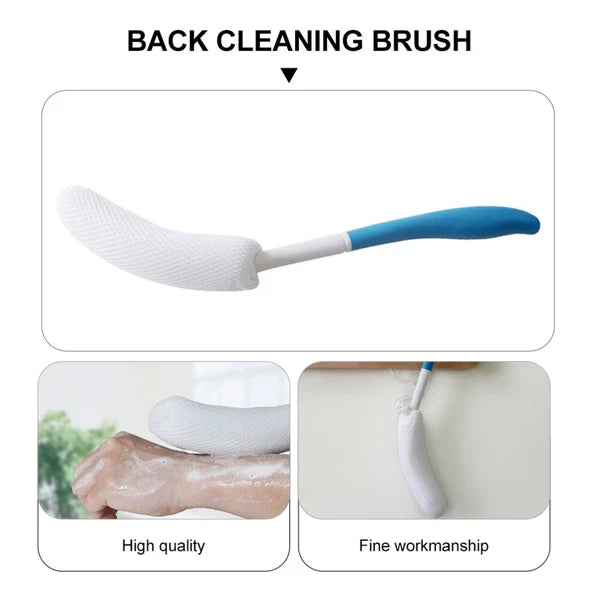 Back Scrubbing Brush Bathroom Sponge with Long Handle for Men