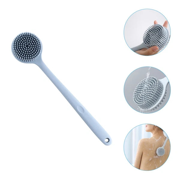 Bath Brush Silicone Body Scrubber Shower Man Back for Exfoliating