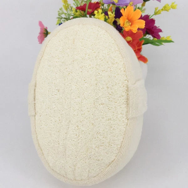 3 Pcs Loofah Bath Towel Natural Shower Sponge Exfoliating Body Brush