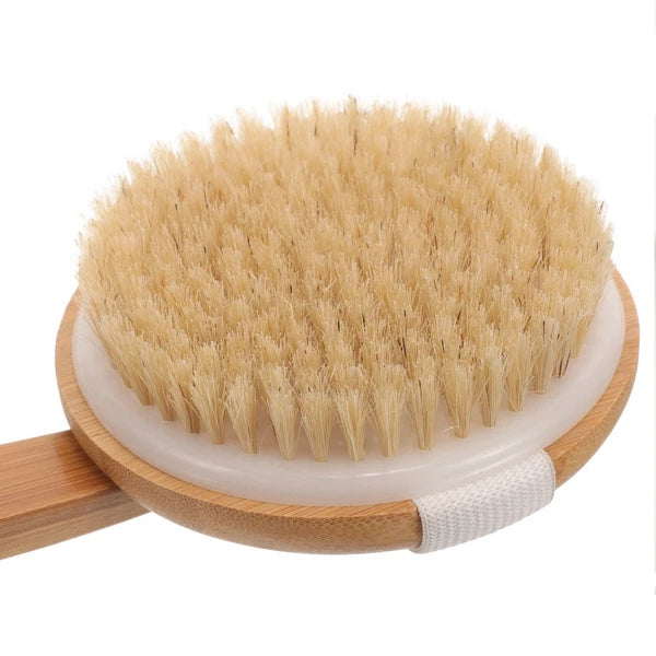 Removable Bath Brush Women's Elderly Body Scrubber Shower Cleaner
