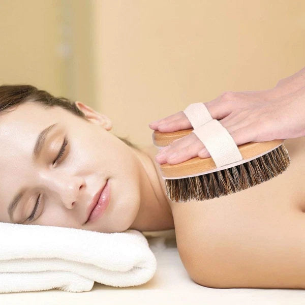 Bath Brush Body Scrub Handheld Massager Cellulite Remover