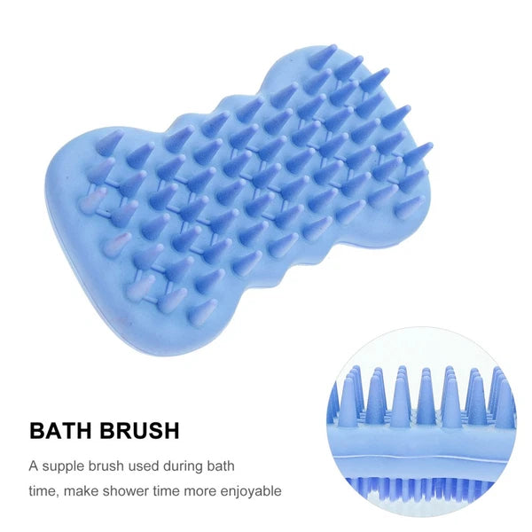 Multifunctional Bath Brush Silicone Body Scrubber Shower Baby Handheld