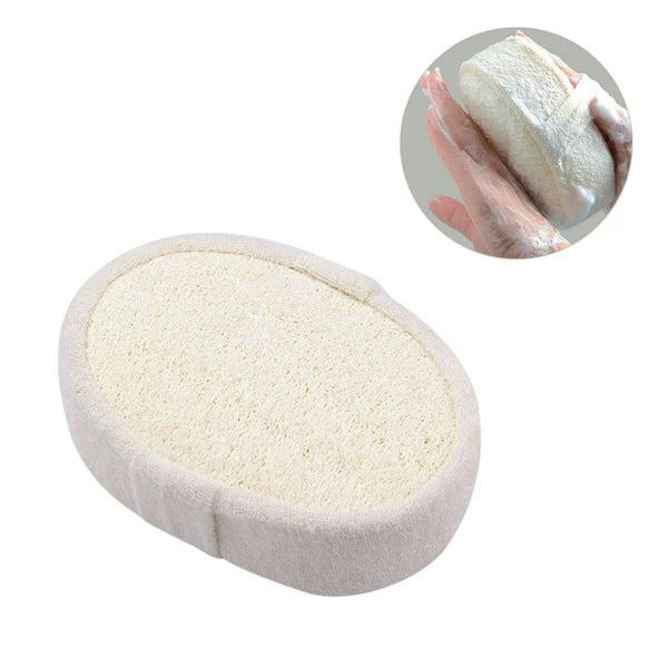 3 Pcs Loofah Bath Towel Natural Shower Sponge Exfoliating Body Brush