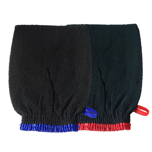 2pcs Bath Glove Exfoliating Bath Glove Scrubber Body Brush Glove Body Scrubber