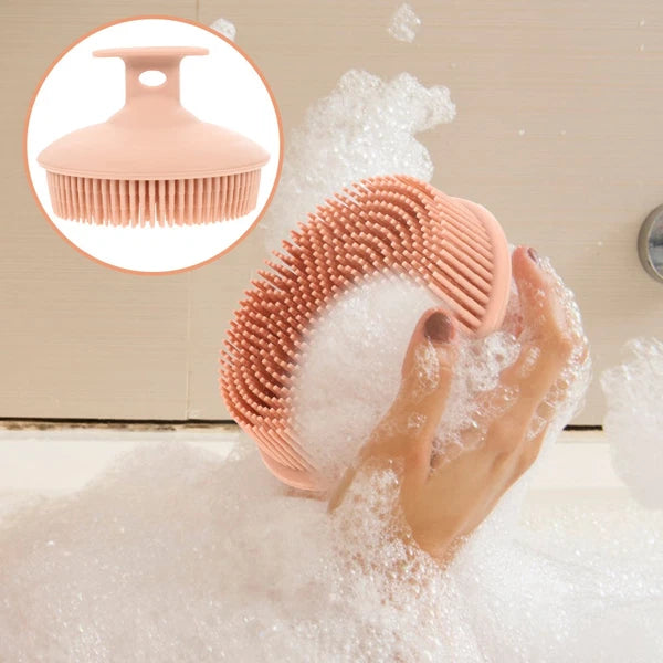 Bath Brush Travel Baby Exfoliating for Body Shower Scrubber Silicone