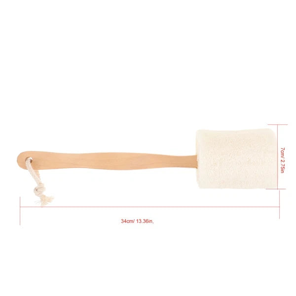 Loofah Shower Brush Body Scrub Exfoliator Exfoliating Bath Stick