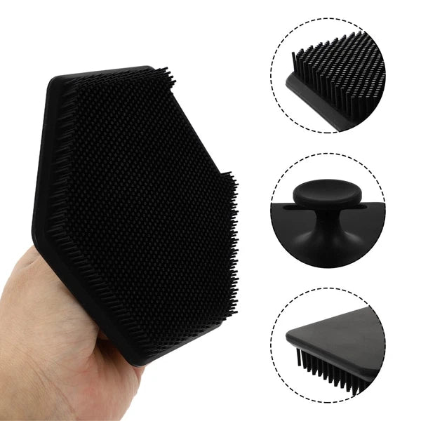 1Pc Bathroom Silicone Bath Scrubbers Multifunctional Bath Tool for Body Head Use