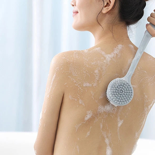 Bath Brush Silicone Body Scrubber Shower Man Back for Exfoliating