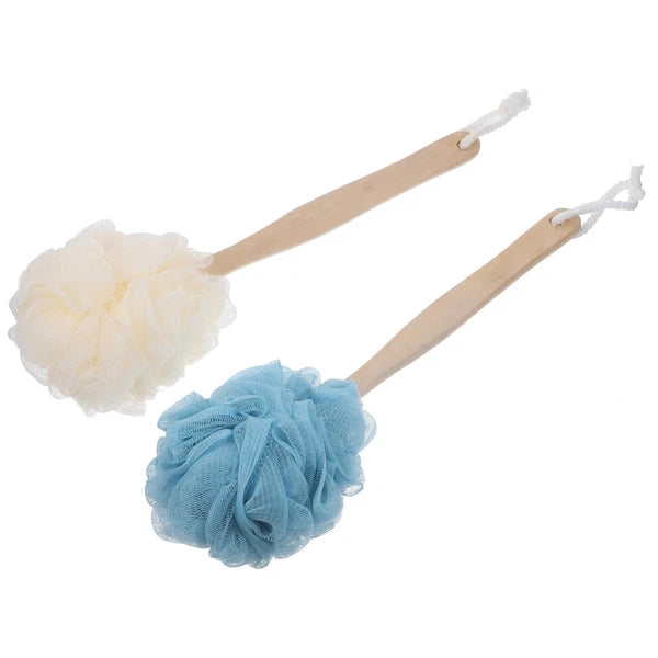 2 Pcs Bath Body Brushes Shower Wash for Cleaning Bathing Women