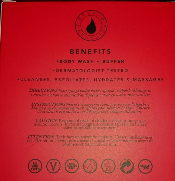 Spongelle Sugar Dahlia Infused Body Wash Buffer 3oz New Inside Sealed