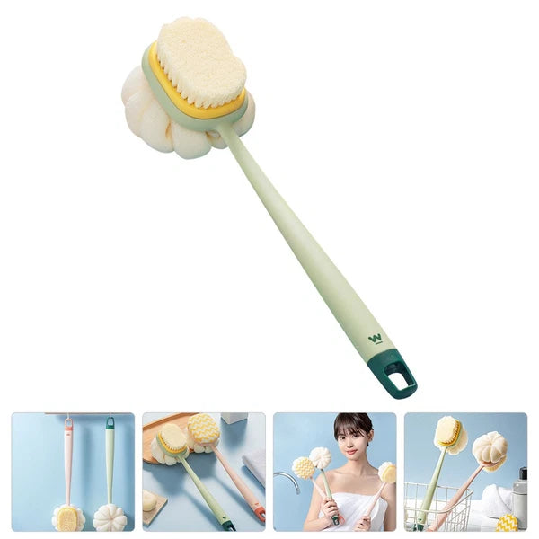 Exfoliating Bath Brush Long Handle Shower Brush Back Clean Tool Long Handle