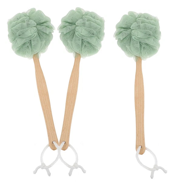 3 Pcs Bath Ball Towel Shower Brush Cleaning Scrubber Bathing Supply