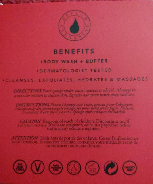 Spongelle Sugar Dahlia Infused Body Wash Buffer 3oz New Inside Sealed