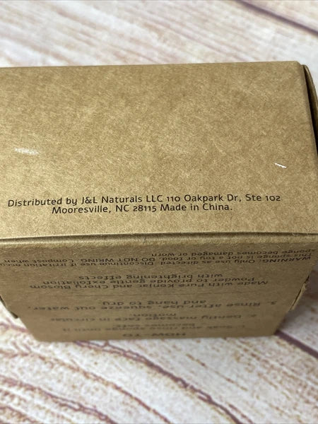 J & L Naturals Konjac Sponge Cherry Blossom for Natural Exfoliation Vegan