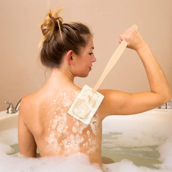 Loofah Bath Brush Work Scrub Skin Exfoliator for Body Brushes Shower Scrubber