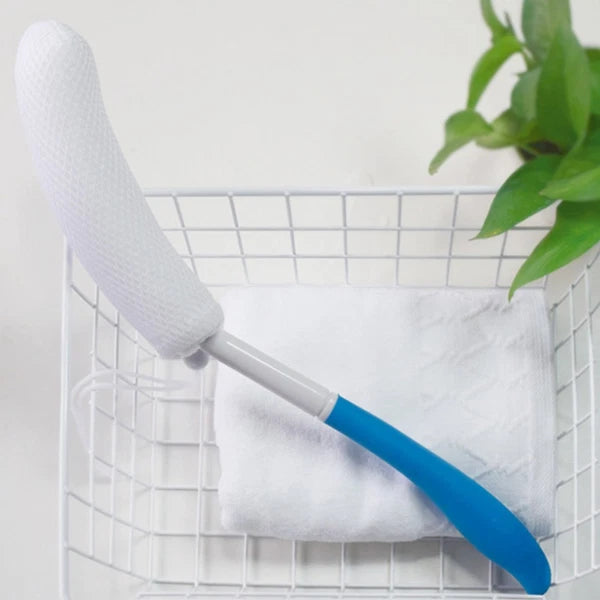 Back Scrubbing Brush Bathroom Sponge with Long Handle for Men