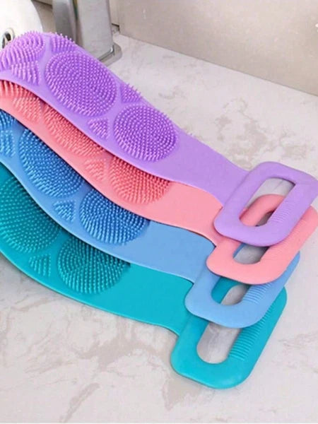 1 x Back Scrubber Body Cleaning Strap Bath Belt Single Side Massage Spa UK