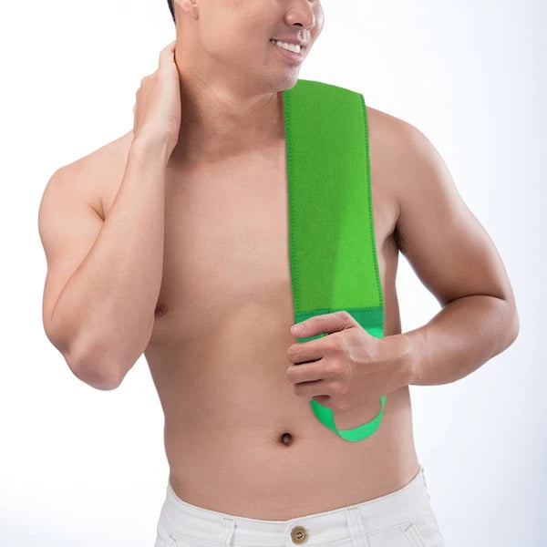 2 Pcs Bath Towel Back Brush for Shower Women Asian Exfoliating Washcloth