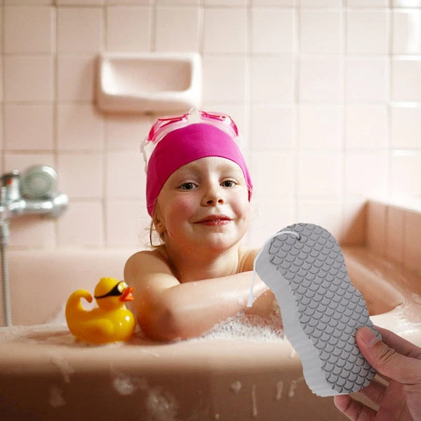 2 Pcs Baby Bath Sponge Child Toddler Shower Scrub Brush for Body Scrubber