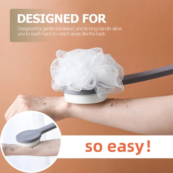 4 Count Bath Ball Brush Child Double-sided Back Scrubber for Shower Exfoliating